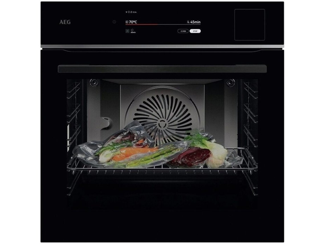 Horno multifunción AEG TP9SB831AB (70 L - Hidrolítico - Negro)