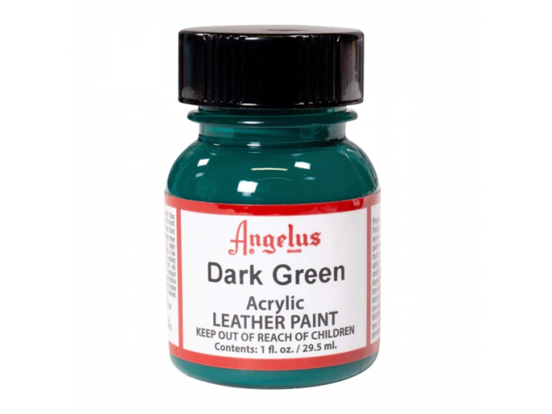 Pintura Cuero Y Polipiel Angelus 29,5 Ml (Verde Oscuro / Dark Green 171)