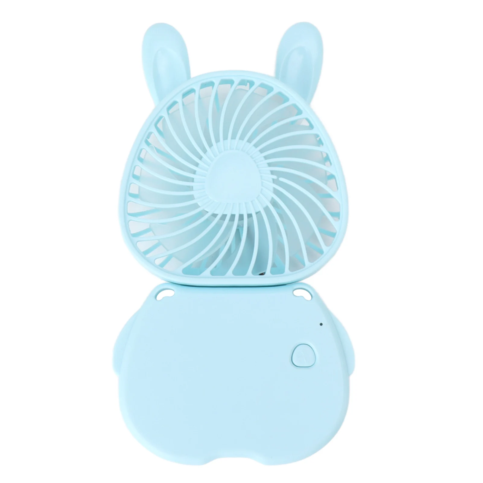 Ventilador De Cuello Plegable (azul) Con Carga Usb
