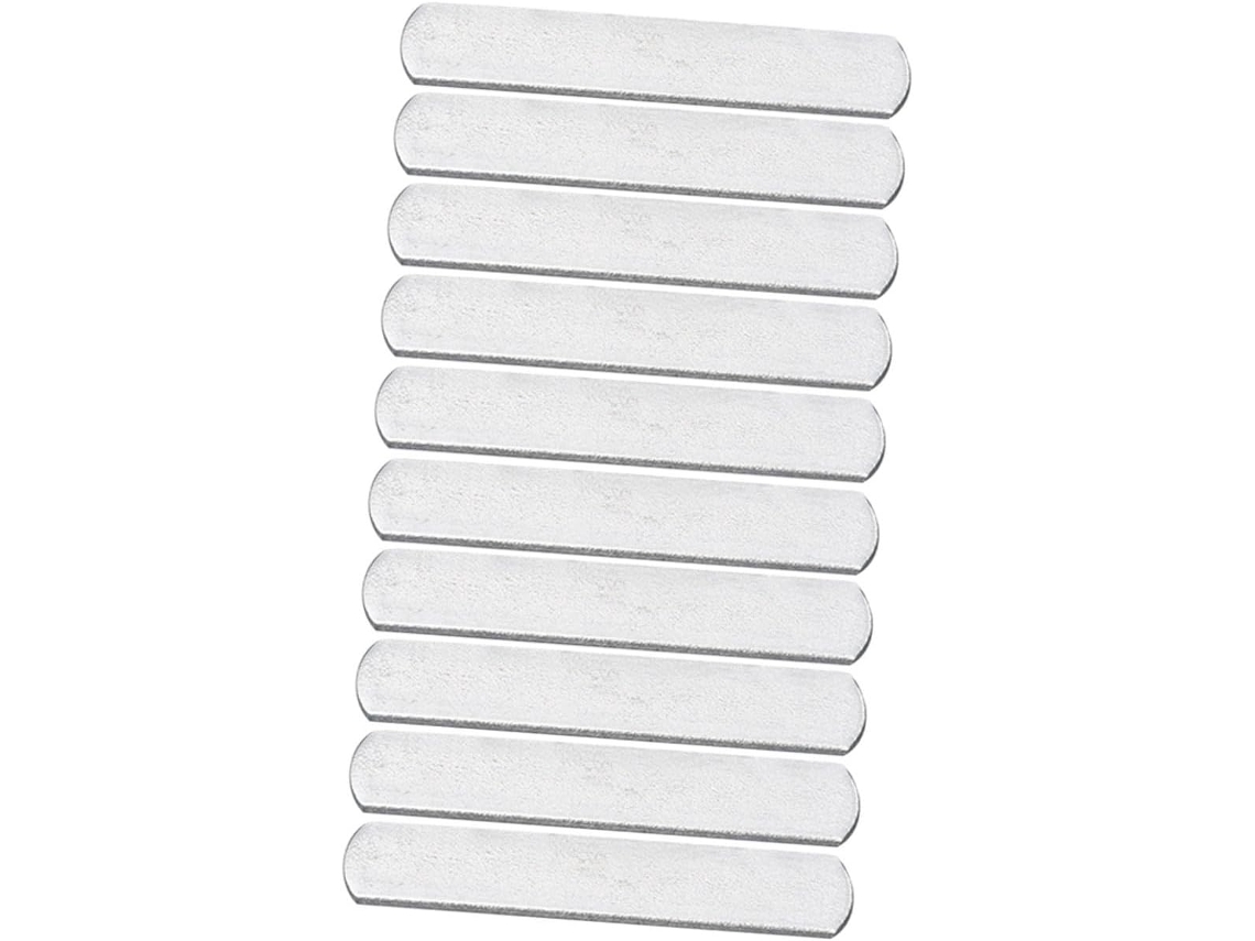 Placas De Acero Para Chaleco Lastrado, 10 Unidades, Compactas, Resistentes Al Desgaste, Con Bordes Redondeados.