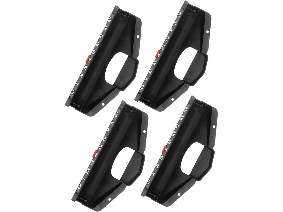 Accesorios Para Juegos De Hockey De Mesa, Plástico Negro, 4 Piezas, Ligeros, Prácticos, Aire.