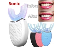 Escova De Dentes Elétrica Sônica Para Adultos Em Formato De U Com Rotação De 360 ​​graus Para Clareamento Dental (rtm)