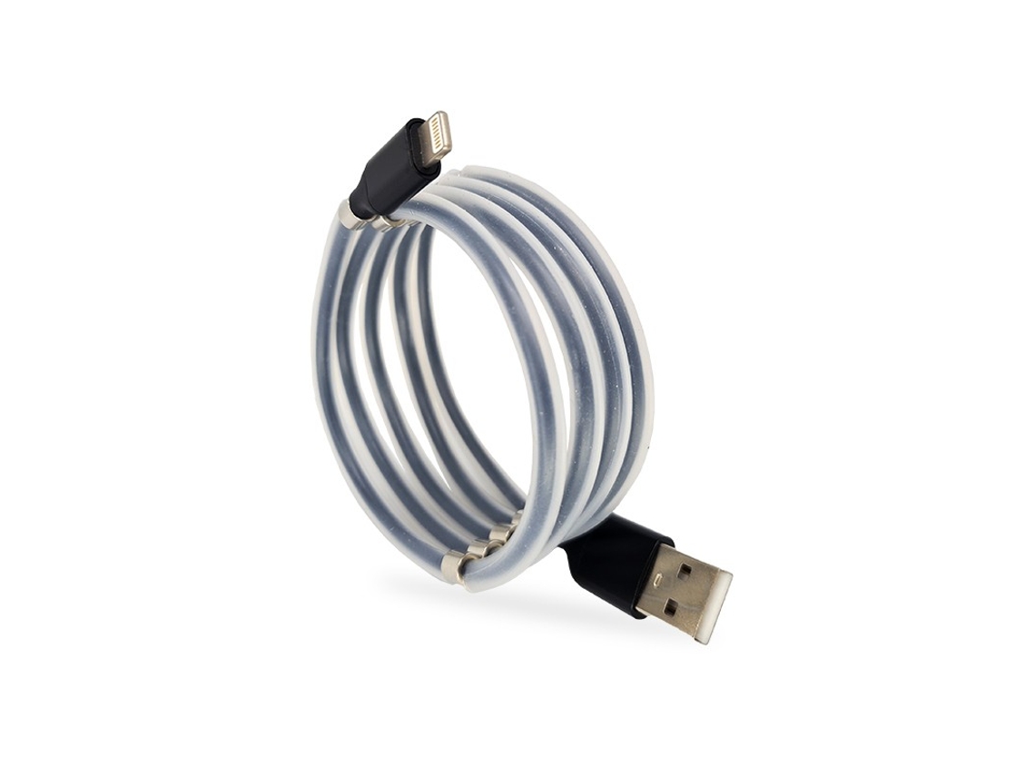 Cable GOEIK GK2107 (USB - Lightning - Gris)