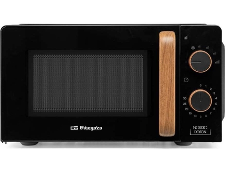 Microondas ORBEGOZO MI 2120 (20 L - Sin Grill - Negro)