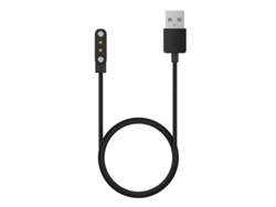 Cabo De Carregamento Magnético Usb Para Smartwatch W26 / W26+ / Gx08 / Qs58 Skyhe W26 Preto