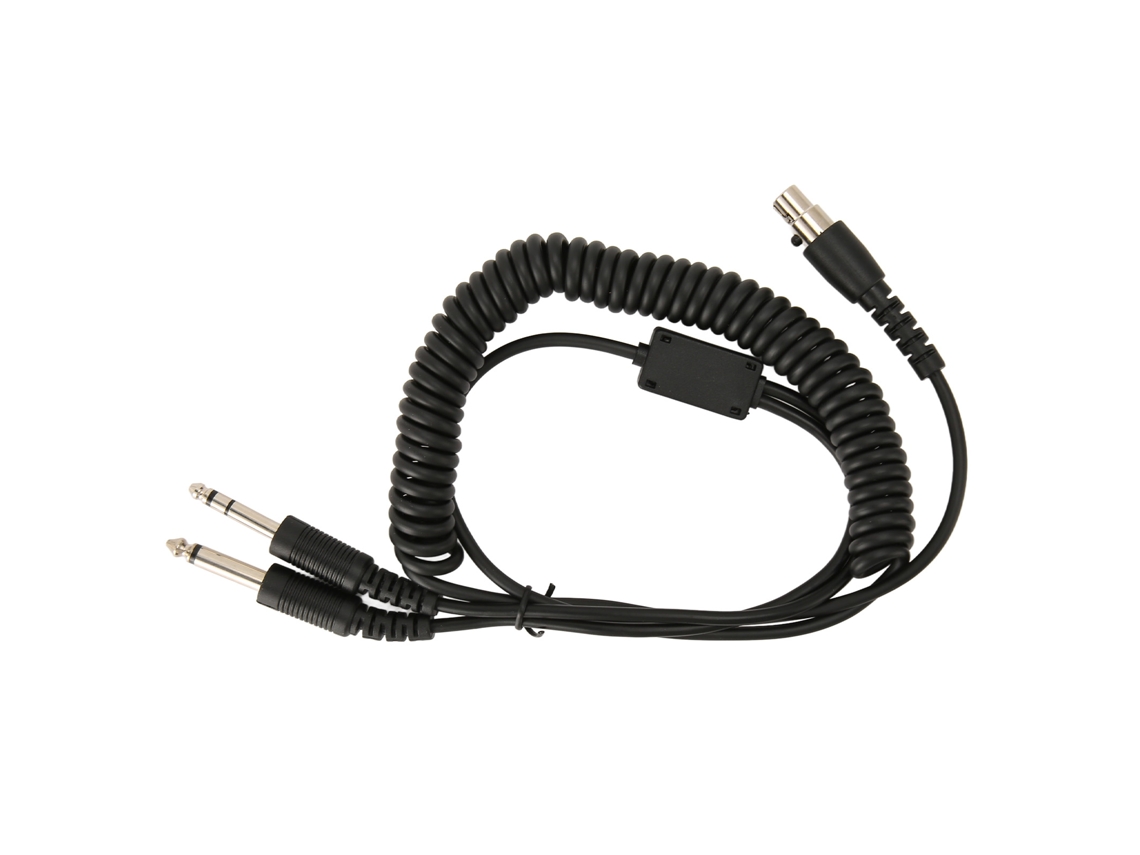 Cable Adaptador De Auriculares Con Conector Mini Xlr De 5 Pines A Conectores Dobles Ga Para David Clark Avcomm Asa Para