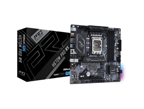 Placa base ASRock H670M Pro RS (Intel LGA 1700)