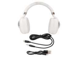 Auriculares Para Juegos Con Bluetooth 5.1 Estéreo, Con Cable O Inalámbricos, Con Luz Led Blanca Para Juegos, Películas Y Música.