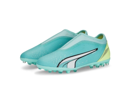 Botas de Niños para Fútbol PUMA Ultra Match Ll Verde (38)