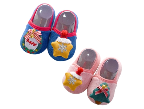 2 Pares De Calcetines Antideslizantes Dibujos-Xs-Árbol De Navidad Azulárbol De Navidad Rosa 2 Pares De Calcetines Antideslizantes Dibujos-Xs-Árbol ...