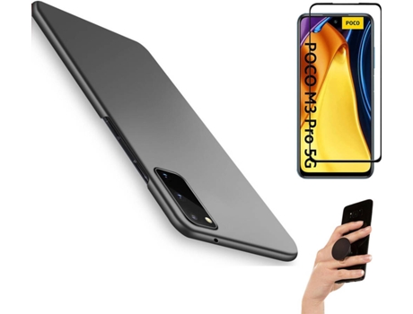 Carcasa y Protector de Pantalla Xiaomi Redmi Note 10 5G Negro