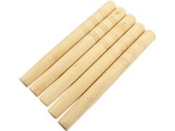 Mangos de madera GARNECK para herramientas agrícolas, 5 piezas