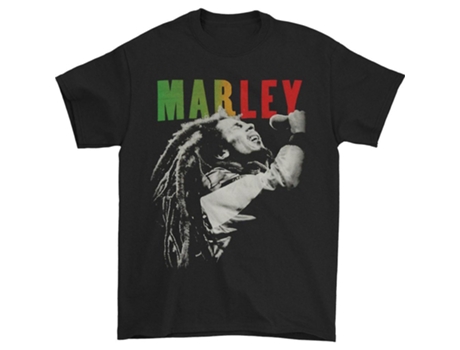 Camiseta ROCKINSTONE Cantando Bob Marley (M)