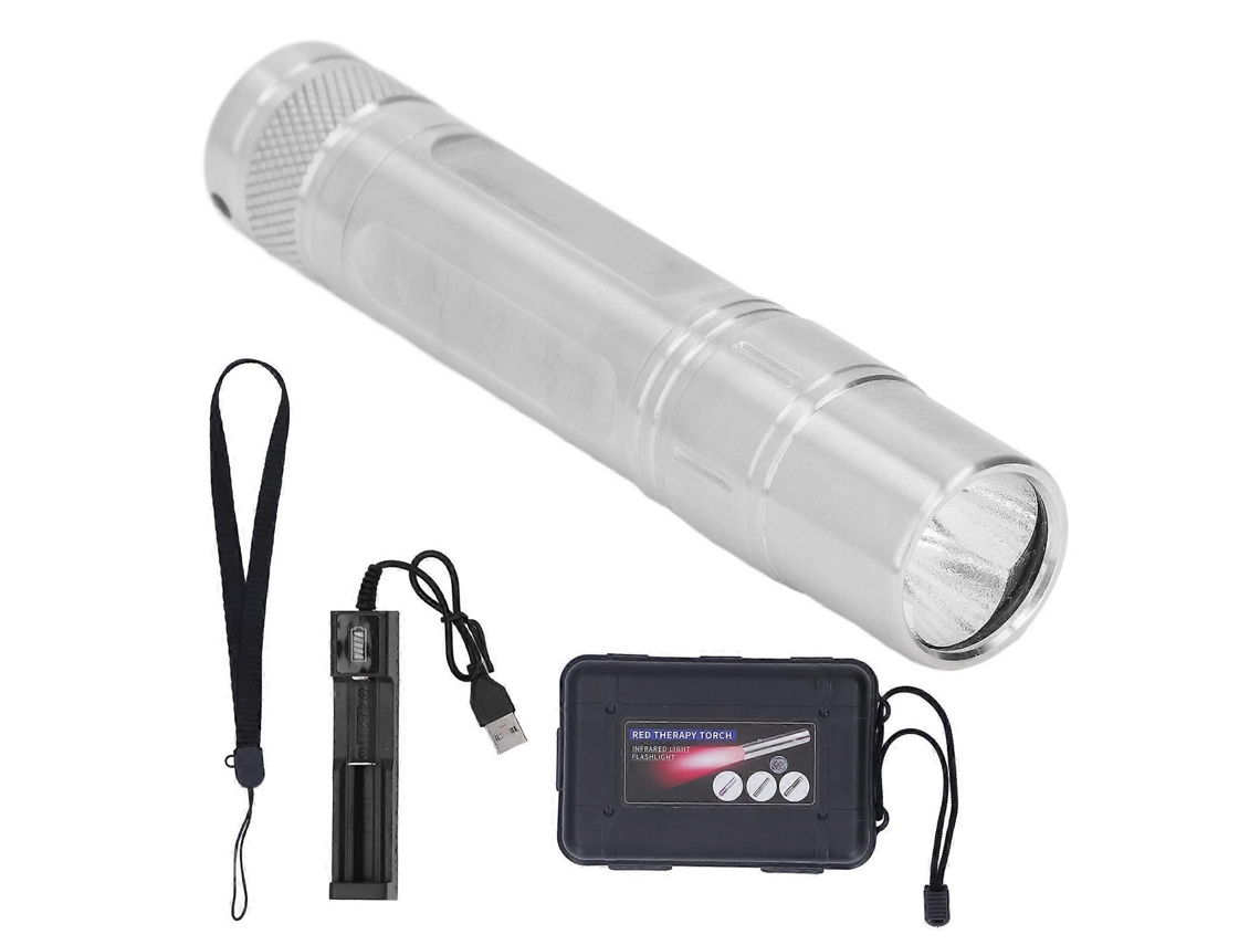 Linterna LED terapéutica con luz roja para aliviar el dolor facial y corporal.