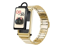 Reloj inteligente K80 de 1,57 pulgadas con correa de acero IP67, auriculares desmontables y compatibilidad con llamadas Bluetooth. Ly Ebike