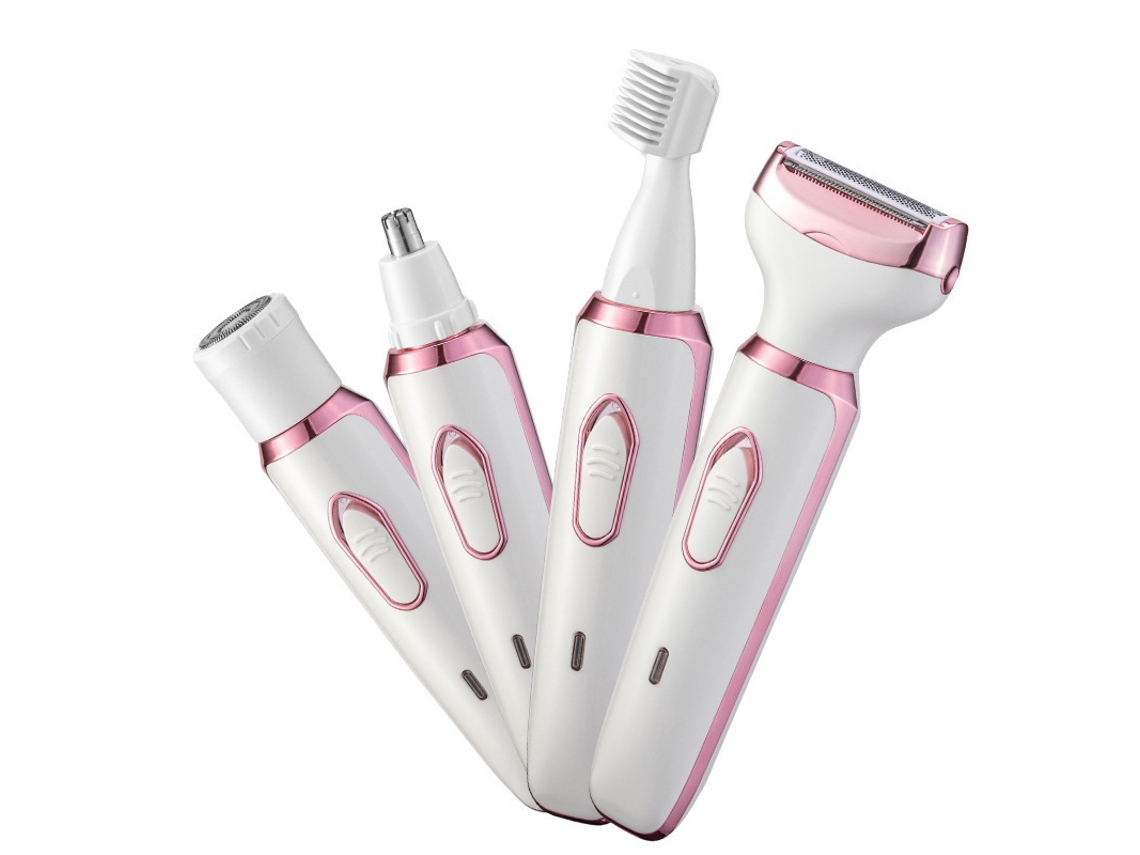 Usb - Una Recortadora Recargable Por Usb Con 5 Funciones En Una, Que Permite La Depilación Inalámbrica Y Sin Dolor Del Rostro, La Nariz, Las