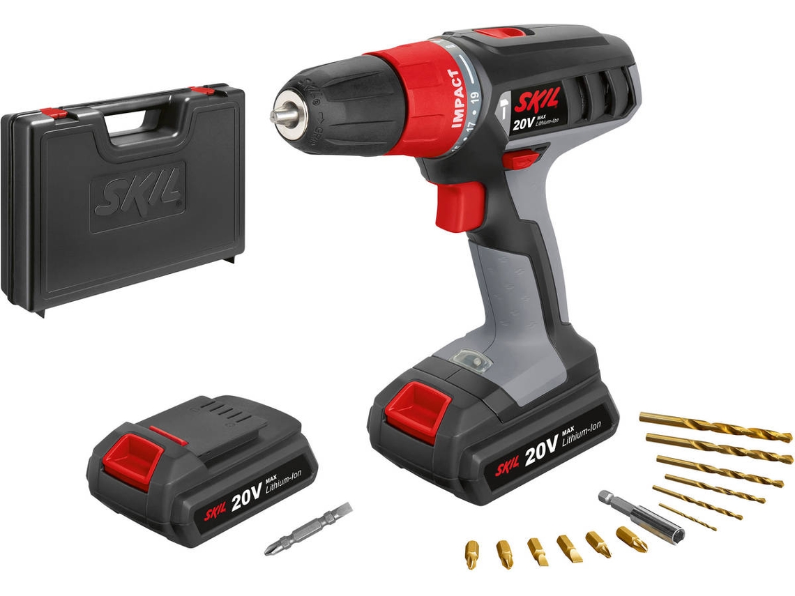 Taladro de Percusión SKIL 1014 AR  (18 V - 0-400 + 0-1600 rpm)