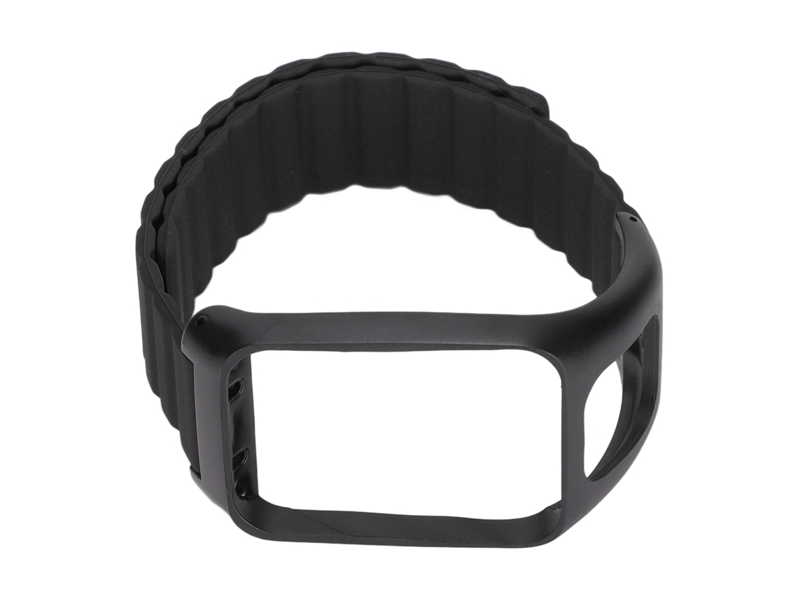 Correa Magnética De Silicona Ajustable Para Reloj Tomtom Runner 2 Negra