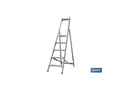 Escalera alum. soldada 8 peldaños - reforzada