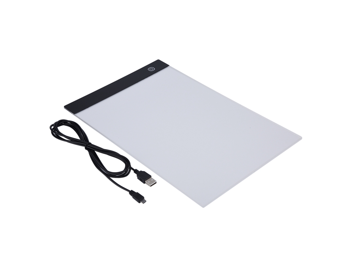 Tablero De Luz Led Usb A4 Para Trazar Con Brillo Ajustable De Forma Continua.
