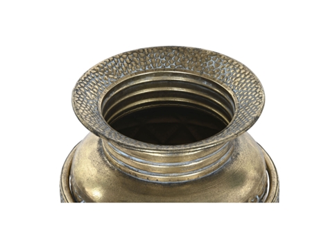 Jarrón HOME ESPRIT Dorado Metal 24 x 24 x 57 cm