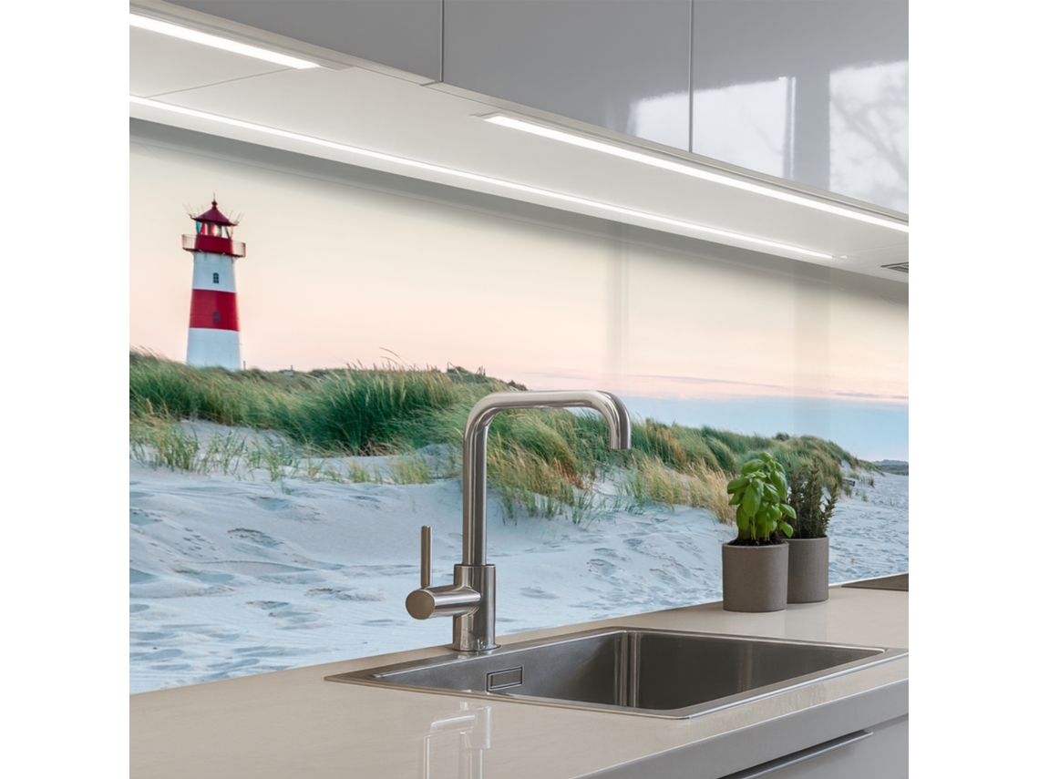 Paneles antisalpicaduras de cocina Lighthouse - Naturaleza - Playa 200x80 cm