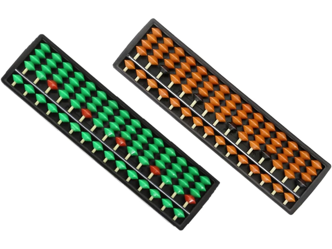 Conjunto De Ábaco De 2 Peças Para Meninos E Meninas, Ábaco Aritmético Multifuncional