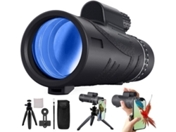 Telescopio monocular de alta potencia 80x100 HD (2024), nuevo, con adaptador para smartphone y trípode, para adultos, con prisma Bak 4 y visión de Gusshious.