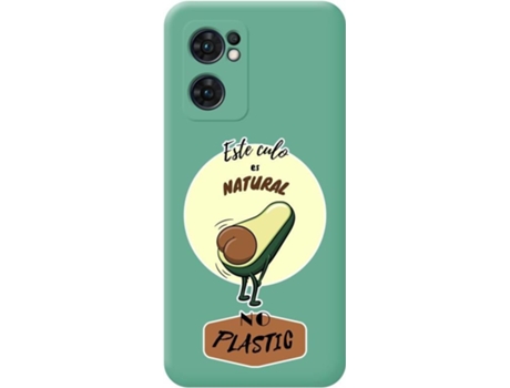 Carcasa para Oppo Find X5 Lite 5G TUMUNDOSMARTPHONE Silicona Líquida Dibujos Verde
