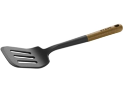 Espátula STAUB (Negro - Silicona, Madera - 31 cm)