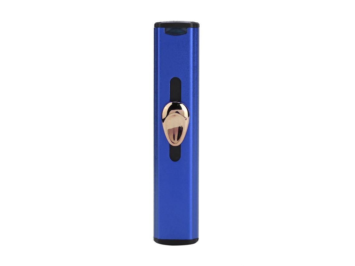 Encendedor Electrónico Portátil Mini Recargable Por Usb Para Fumar Resistente Al Viento (azul)