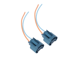 2 Conectores De Faros Delanteros, Arnés De Cables Abs 12v 10a, Prácticos Para Remolque De Vehículos, Bicicletas Y Barcos.