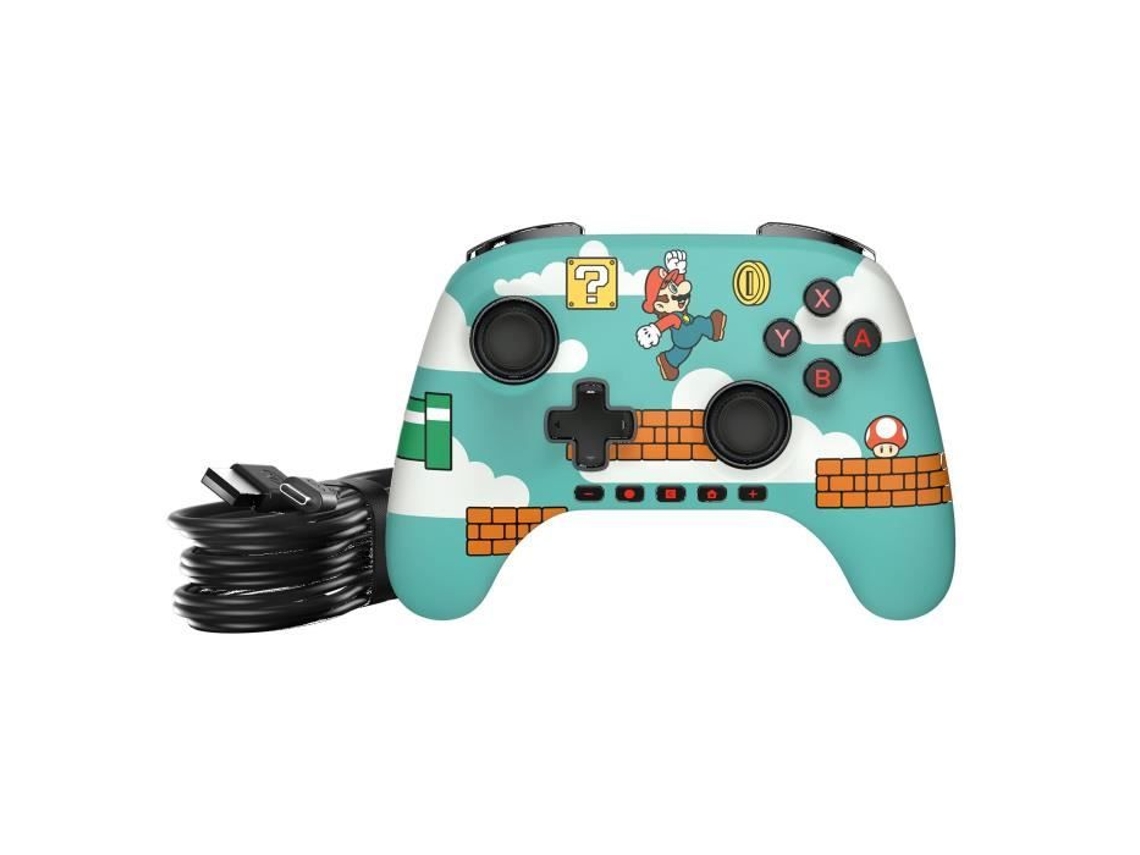 Controlador de juego Mario Time Filar Power de Nintendo Switch 2 A