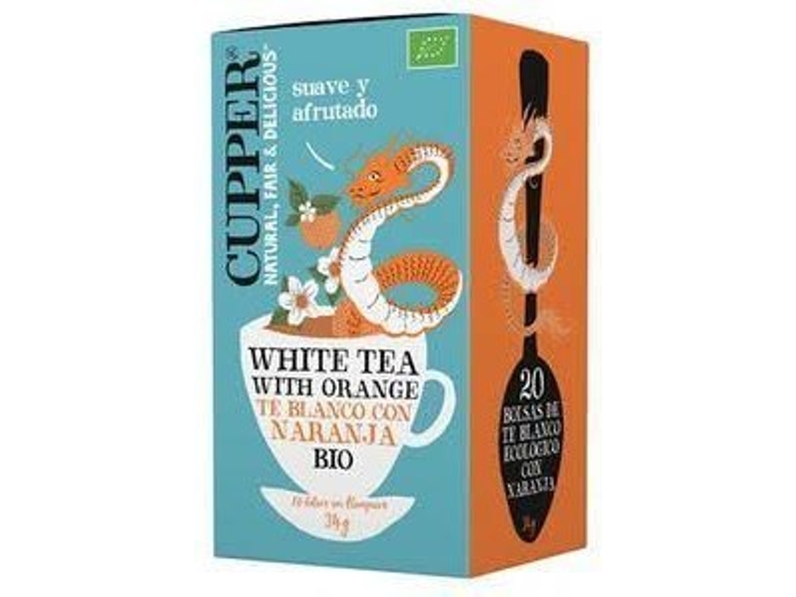 Té CUPPER White With Bio 20 Bolsas