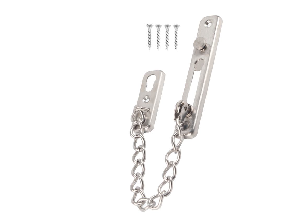 Cerradura De Cadena Antirrobo De Acero Inoxidable Para Puertas Interiores, Hogar, Hotel 2