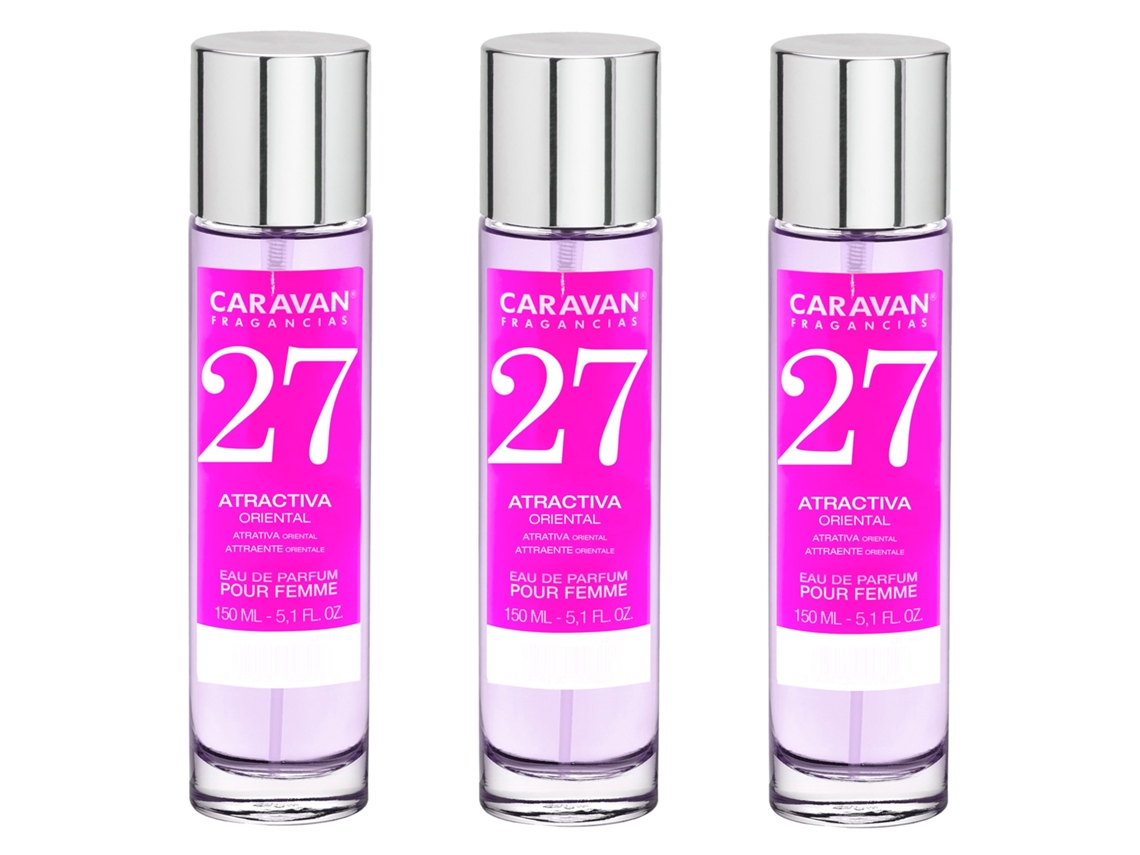3x Perfume de Mujer Nº27 150ml CARAVAN