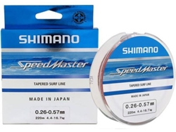 Línea de Pesca cônicas SHIMANO Speedmaster Tapered Surf Leader 10x (0.23-0.57 mm - 0,20 mm)