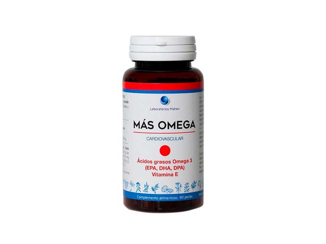 Complemento Alimentar MAHEN Mais Omega Ponto Vermelho (90 pérolas)