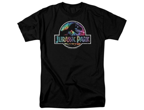 Camiseta ROCKINSTONE de Jurassic Park con logo teñido anudado (XXXL)