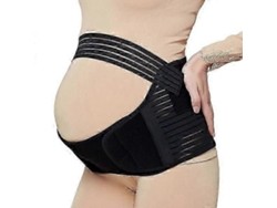 Cinturón de embarazo negro GOKOCO / Cinturón de soporte para mujeres embarazadas