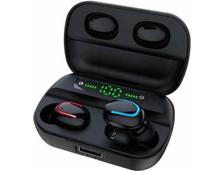 Auriculares Sem Chronus Sons Graves Imersivos BISBISOUS Bluetooth Negro
