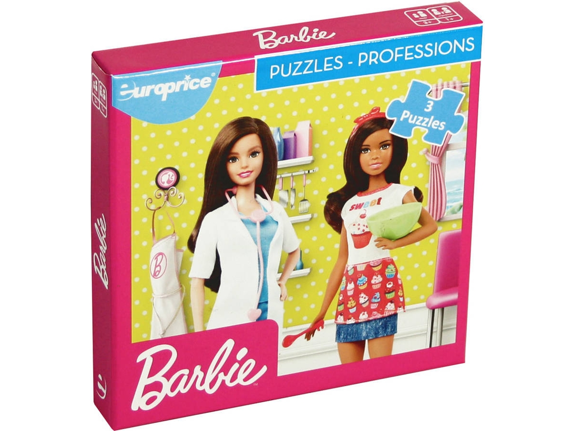 Puzzle EUROPRICE Barbie 4 (Edad Mínima: 3 años - 27 Piezas)