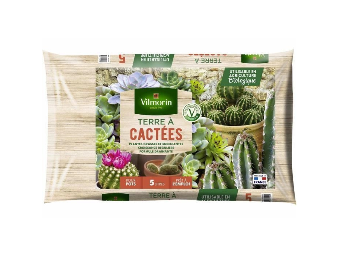 Tierra para cactus Vilmorin 5 L