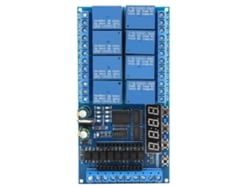 Módulo Shield Plc Mini Pro Arduino 8 Canales Relé Temporizador Retardo 12v Dc