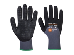 Guante Dermiflex Ultra Plus - Protección Y Agarre Mejorado Gris Negro / Xxl