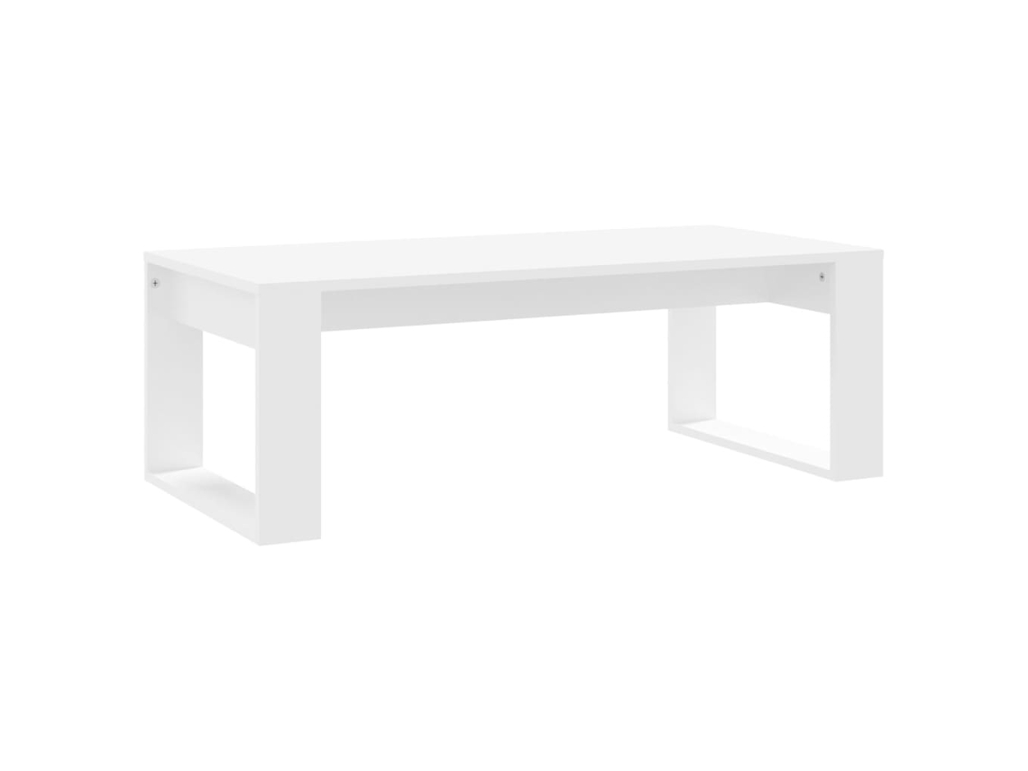 Mesa de centro de madera blanca MAISON EXCLUSIVE (102x50x35 cm)
