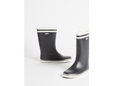 Botas de Mujer AIGLE Lluvia Malouine Fur Azul (36)