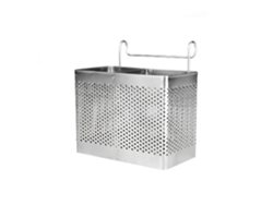 Soporte para cuchillos y tenedores de cocina de acero inoxidable MDUG con escurridor y ganchos
