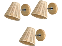 Juego de 3 lámparas de pared modernas para dormitorio SFUSHOS