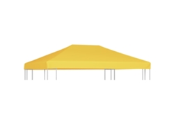 Cubierta para cenador 270 g/m² 4x3 m Amarillo Wsd667604 Lovely Home
